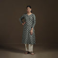 Bandhani Tie-Dye Cotton A-Line Kurta for women 01