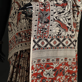 Kalamkari Printed Cotton Saree 19