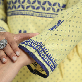  Chikankari Hand Embroidered Cotton Long Kurta for Women