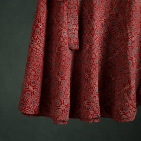 Ajrakh Hand Block Print Cotton Wrap Around Skirt 21