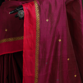 Peepal Leaf Buti Jacquard Pure Handloom Cotton Saree 21