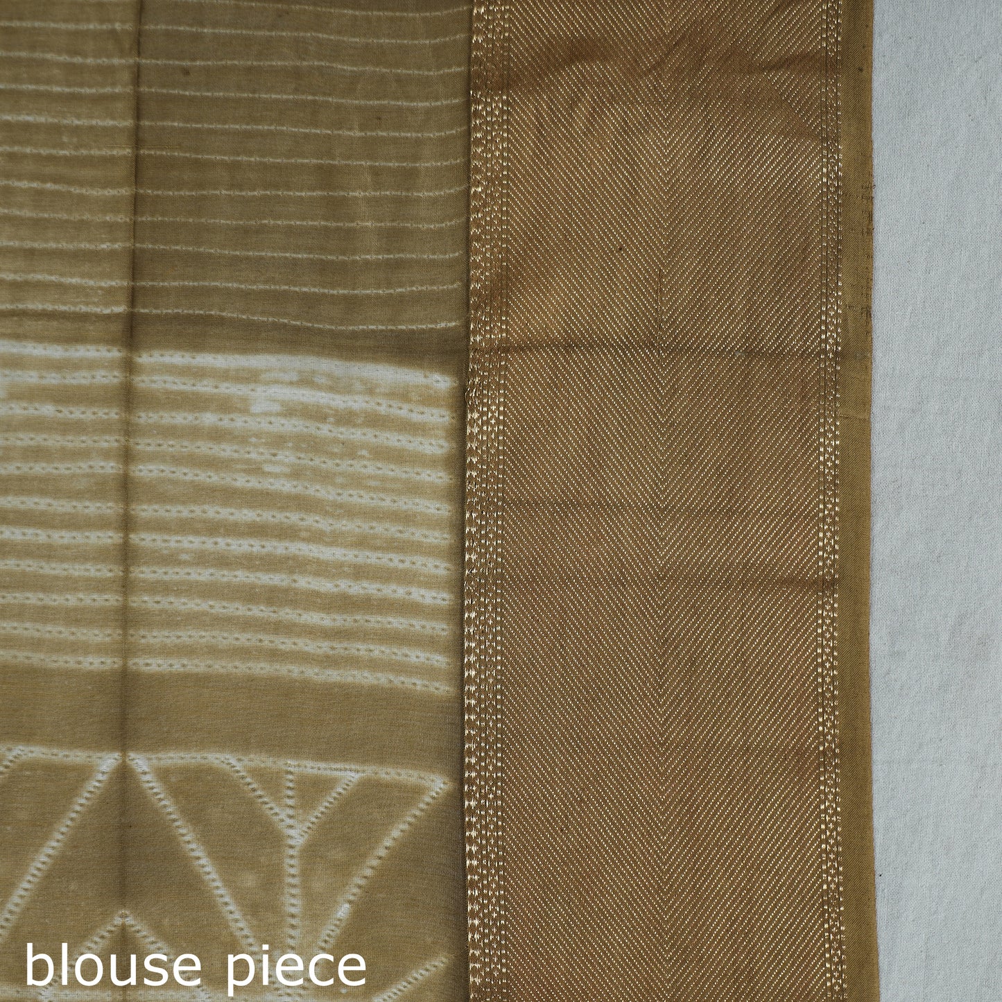 Green - Traditional Maheshwari Silk Handloom Shibori Tie-Dye Zari Work Saree 12
