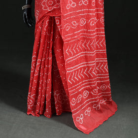 Kutch Bandhani Tie-Dye Cotton Saree 69