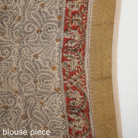 Original Pedana Kalamkari Block Print Silk Saree