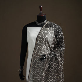 Pipad Hand Block Print Natural Dyed Kota Doria Cotton Dupatta 02