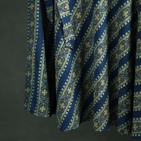 Ajrakh Hand Block Print Cotton Wrap Around Skirt 41