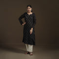 Bandhani Tie-Dye Cotton A-Line Kurta for women 03