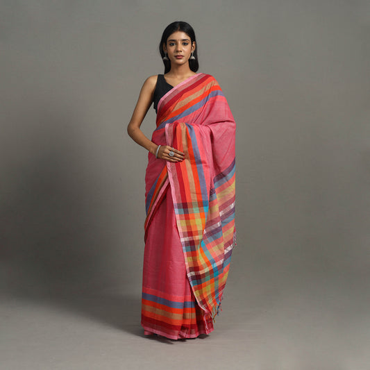 Zari Stripes Cotton Handloom Saree 21