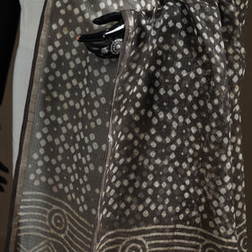 Pipad Hand Block Print Natural Dyed Kota Doria Cotton Dupatta 02