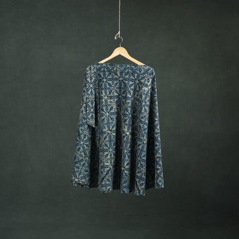 Ajrakh Hand Block Print Cotton Wrap Around Skirt 42