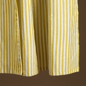 Yellow - cotton flared jacquard weave palazzo 03