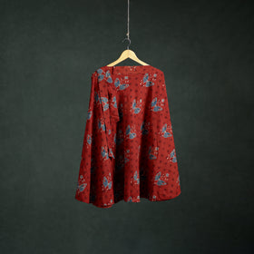 Ajrakh Hand Block Print Cotton Wrap Around Skirt 24