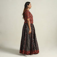 Ajrakh Patchwork Skirt 