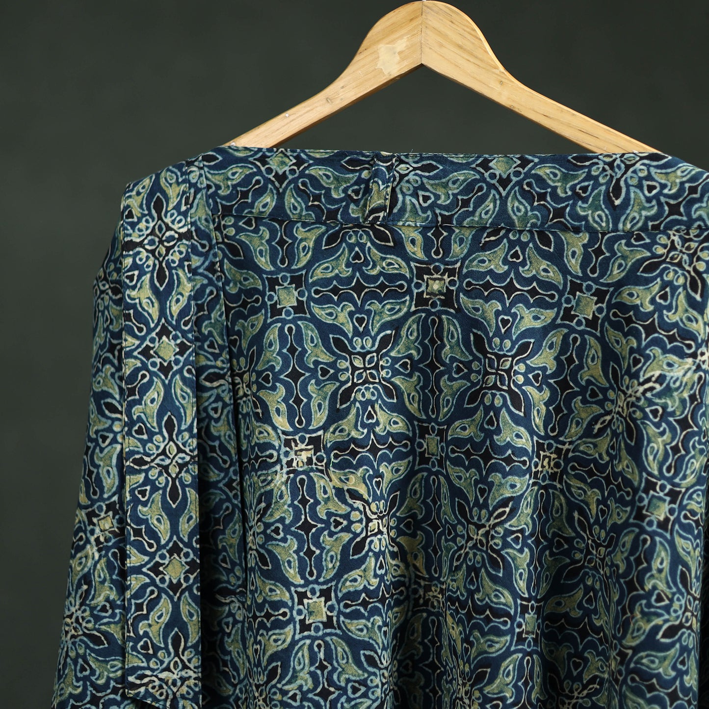 Ajrakh Hand Block Print Cotton Wrap Around Skirt 42