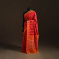 Pochampally Ikat Weave Mercerised Cotton Saree 22