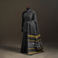 Godavari Jamdani Buti Pure Handloom Checks Cotton Saree 23