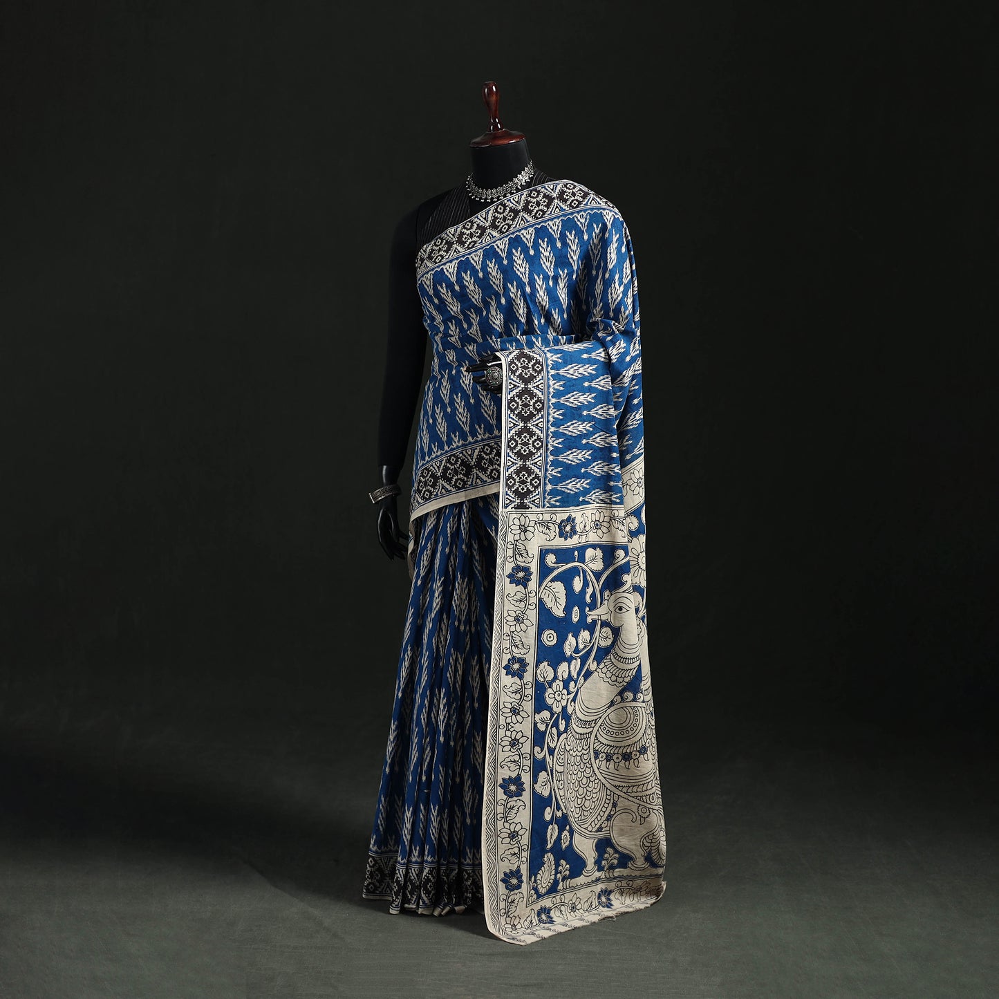 Kalamkari Printed Cotton Saree 21