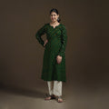 Bandhani Tie-Dye Cotton A-Line Kurta for women 04