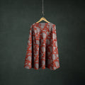 Ajrakh Hand Block Print Cotton Wrap Around Skirt 25