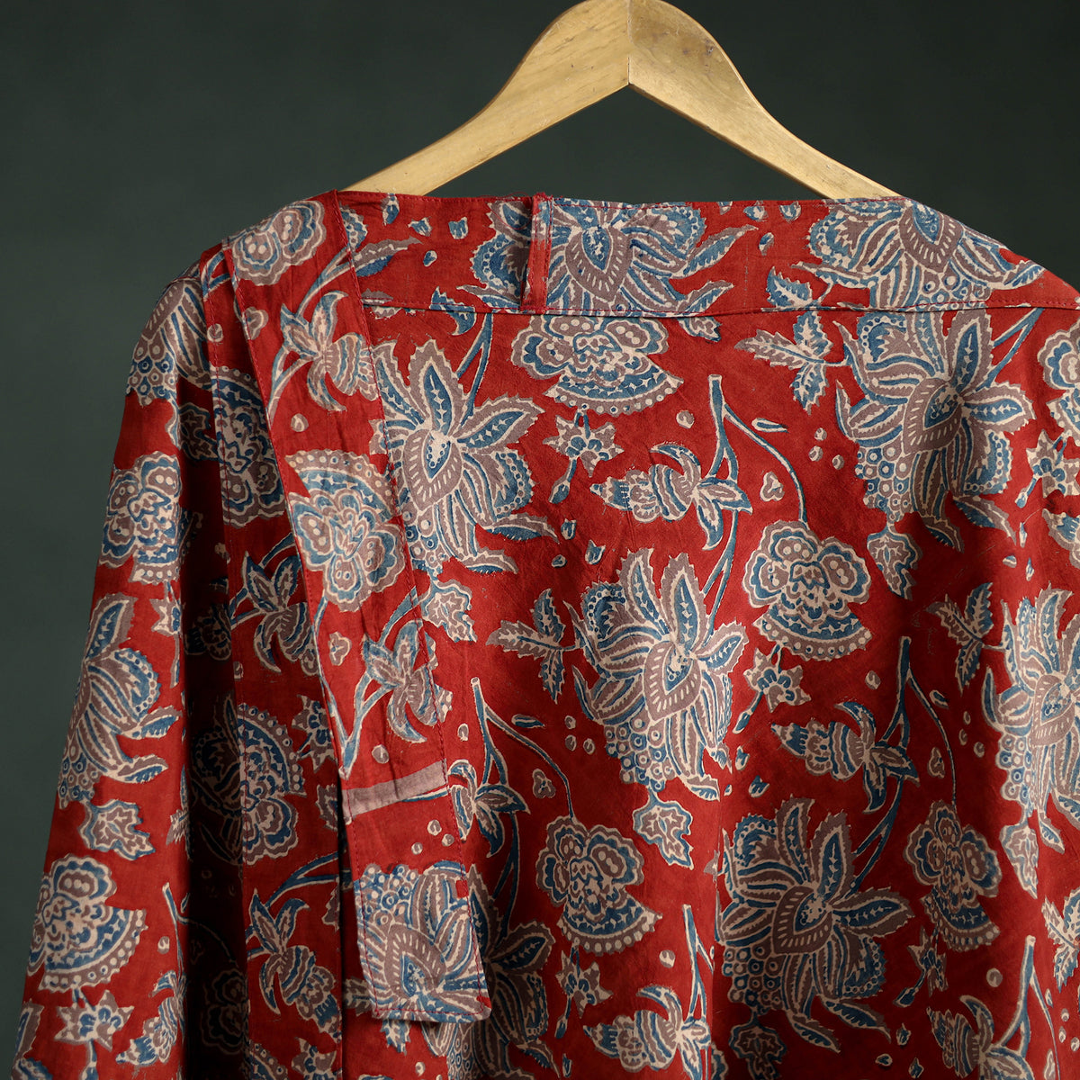 Ajrakh Hand Block Print Cotton Wrap Around Skirt 25