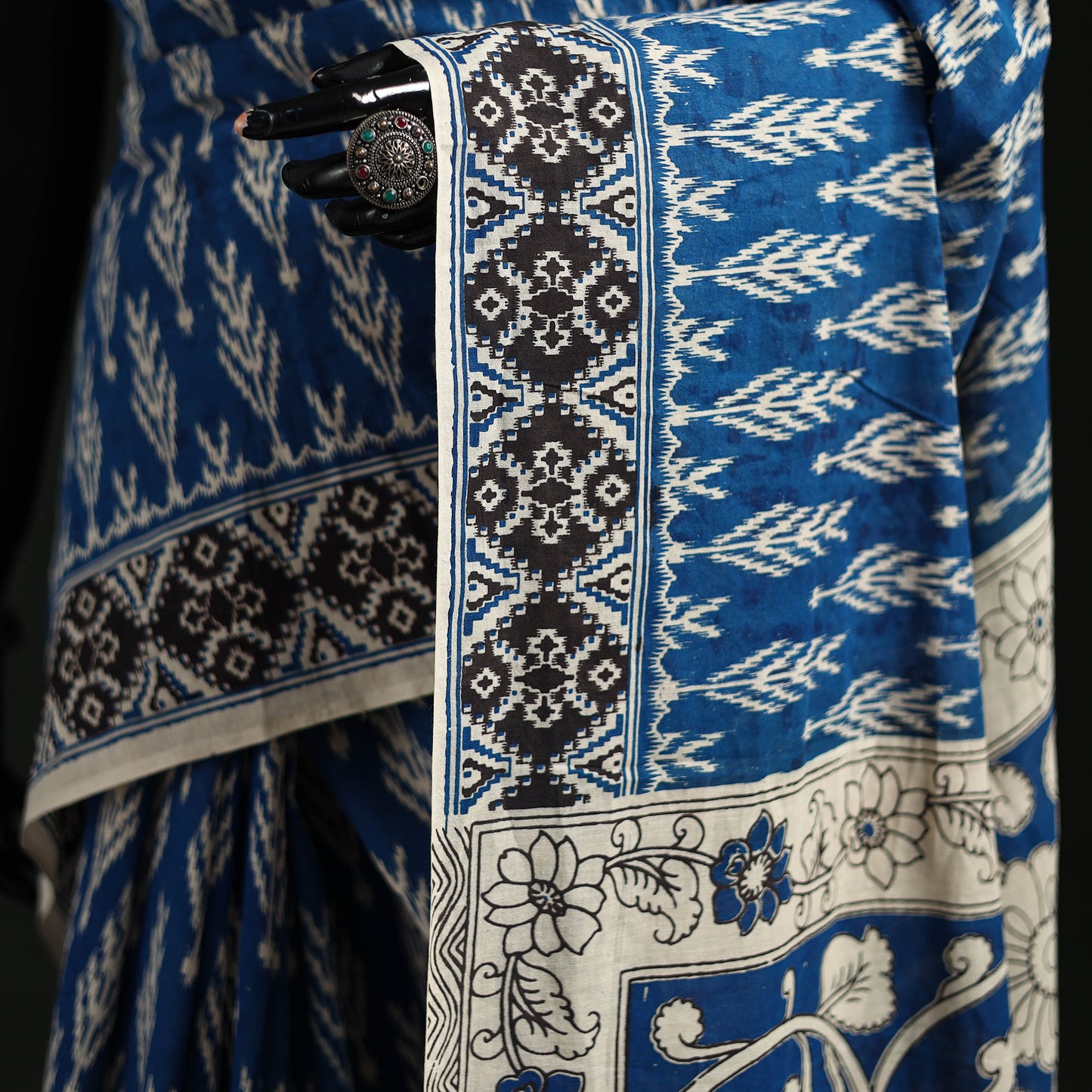 Kalamkari Printed Cotton Saree 21