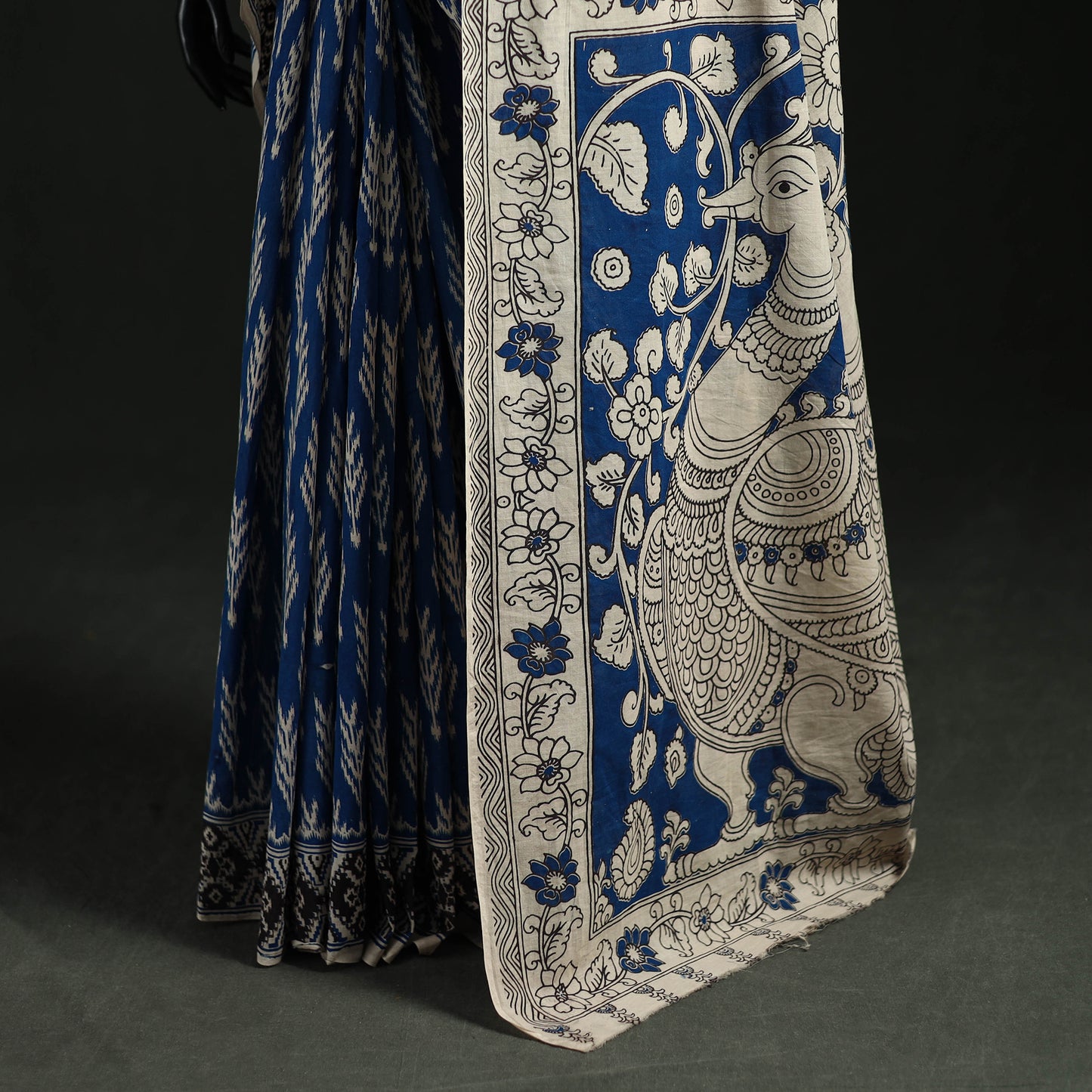 Kalamkari Printed Cotton Saree 21