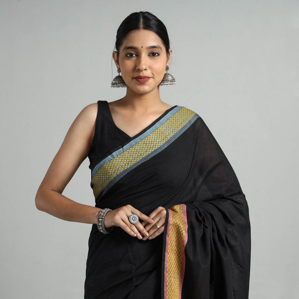 dobby cotton saree