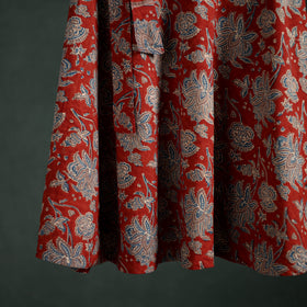 Ajrakh Hand Block Print Cotton Wrap Around Skirt 25