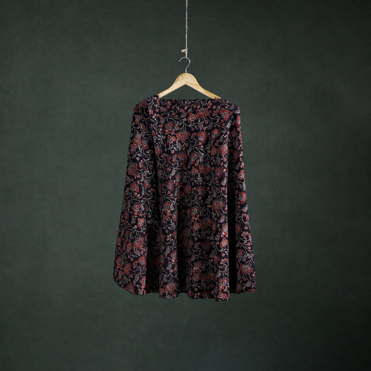 Ajrakh Hand Block Print Cotton Wrap Around Skirt 26