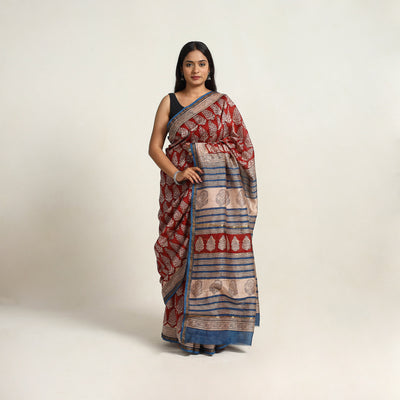 Bagru Saree