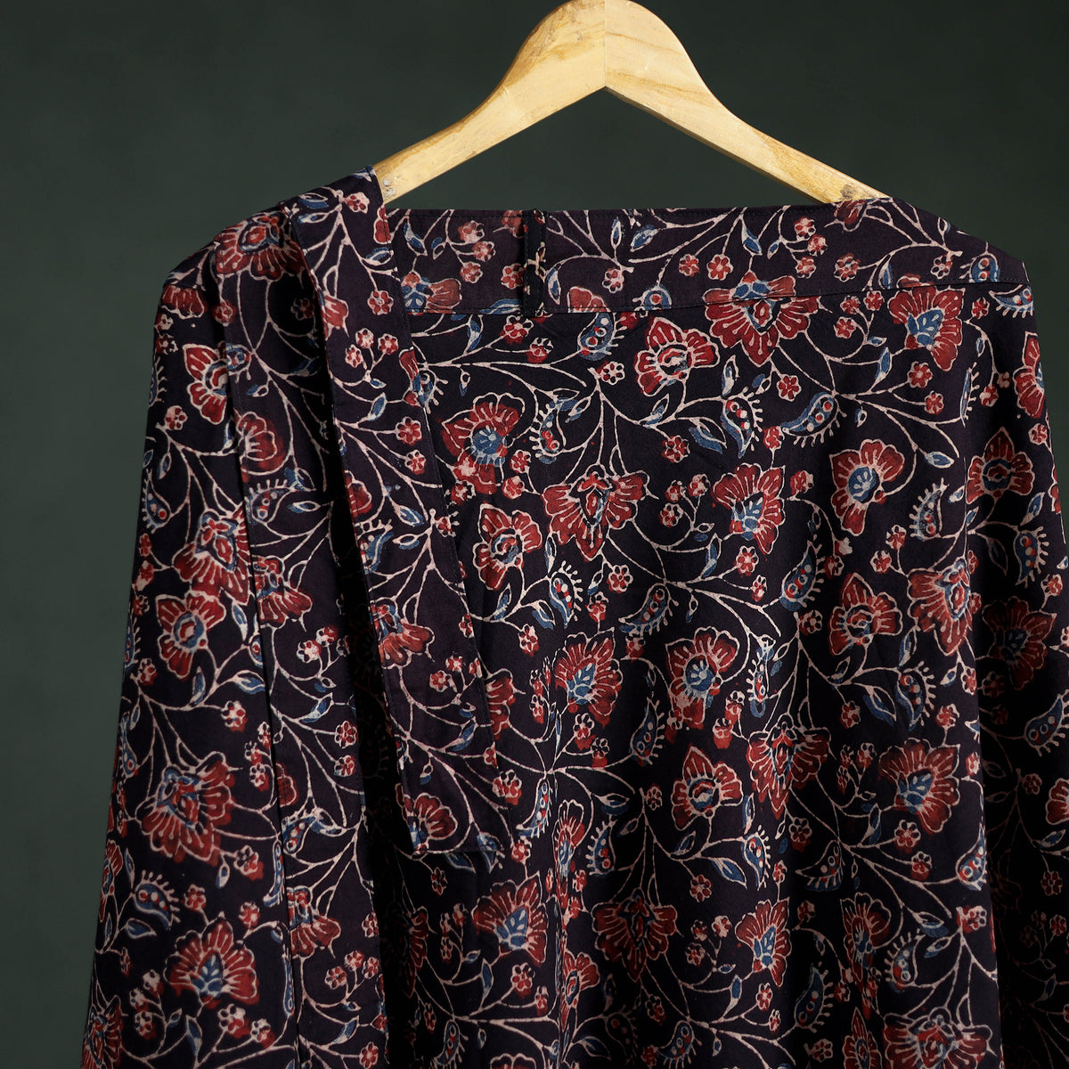 Ajrakh Hand Block Print Cotton Wrap Around Skirt 26