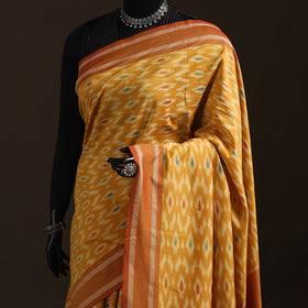 Pochampally Ikat Weave Mercerised Cotton Saree 23
