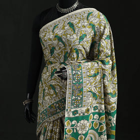 Kalamkari Printed Cotton Saree 22