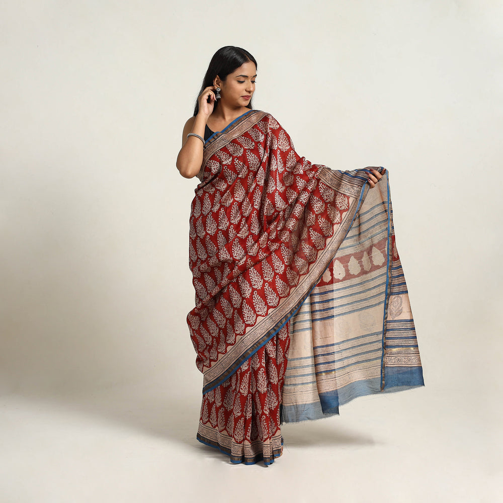 Bagru Saree