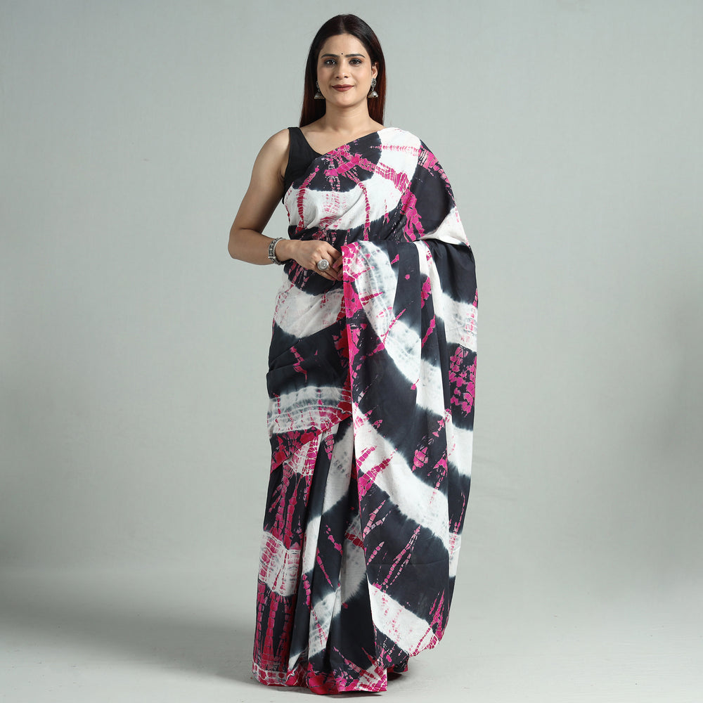 Shibori Cotton Saree 