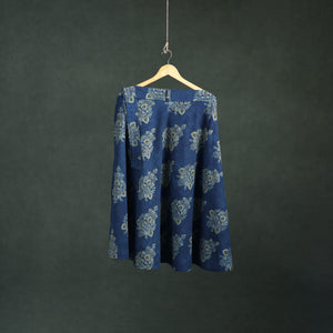 Ajrakh Hand Block Print Cotton Wrap Around Skirt 44