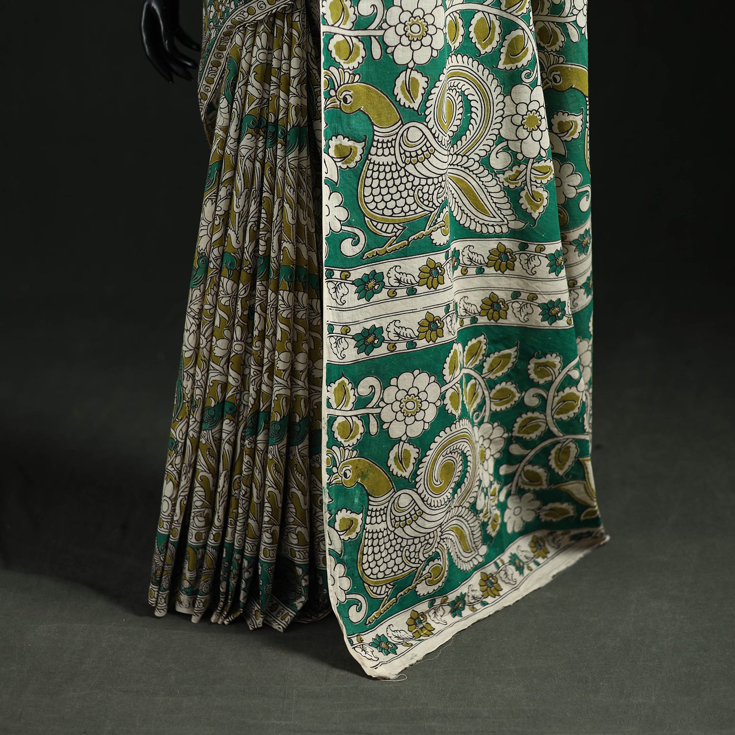 Kalamkari Printed Cotton Saree 22