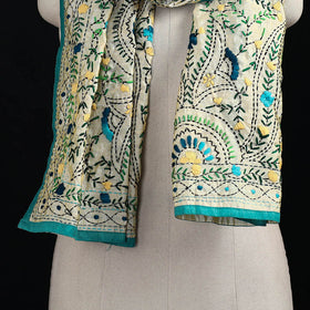 Ranihati Chanderi Silk Hand Embroidered Stole 52