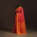 Pochampally Ikat Weave Mercerised Cotton Saree 24