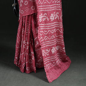 Kutch Bandhani Tie-Dye Cotton Saree 72