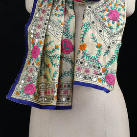 Ranihati Chanderi Silk Hand Embroidered Stole 53