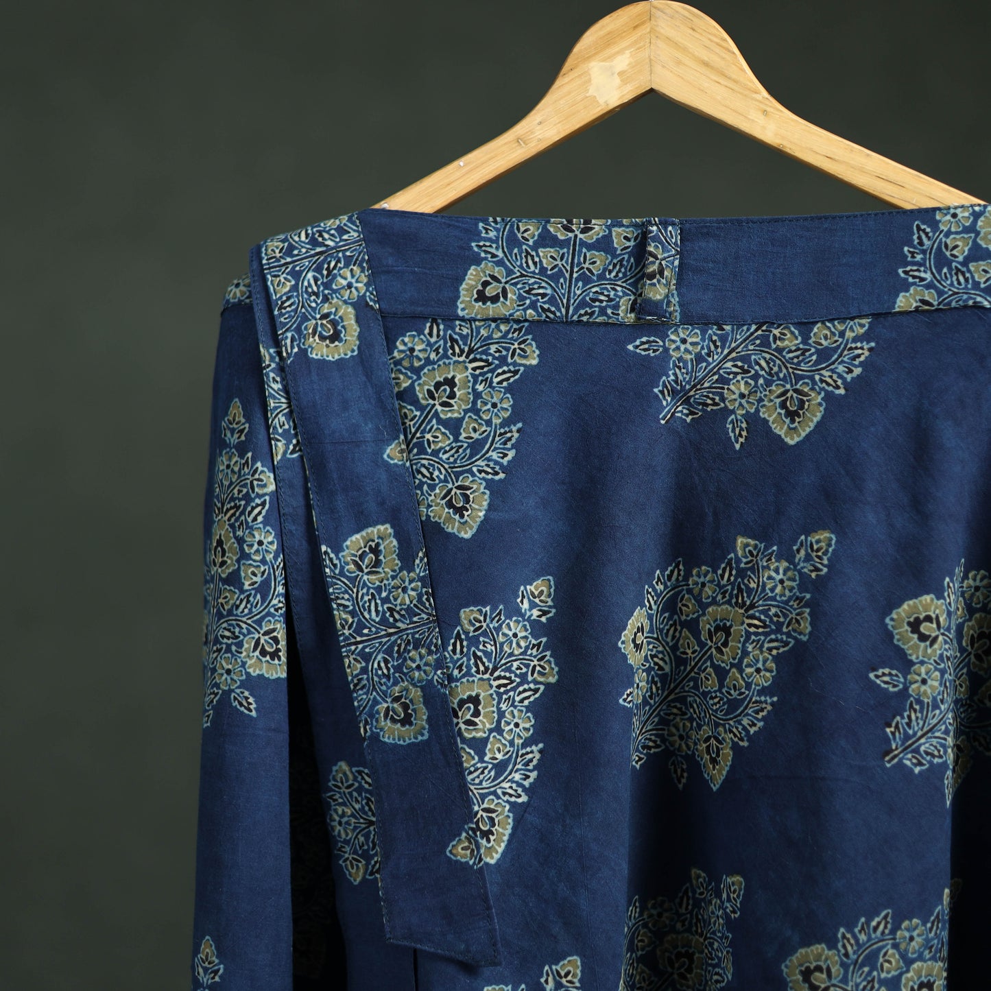 Ajrakh Hand Block Print Cotton Wrap Around Skirt 44