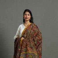 Mangalagiri Cotton Handpainted Pen Work Kalamkari Dupatta 24