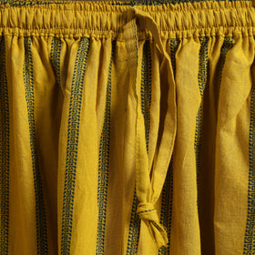 Yellow - cotton jacquard weave afghani salwar 11