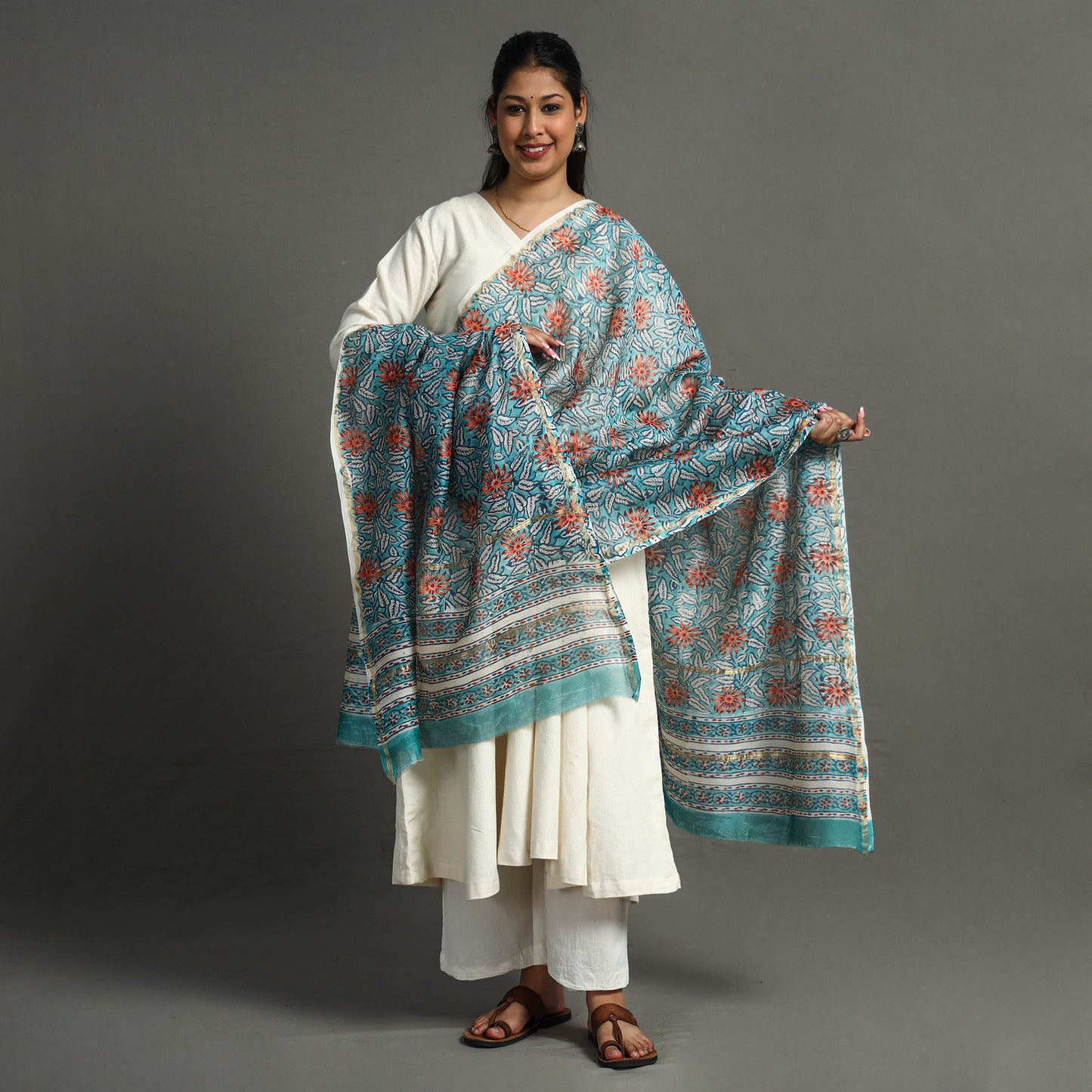 Sanganeri Dupatta 