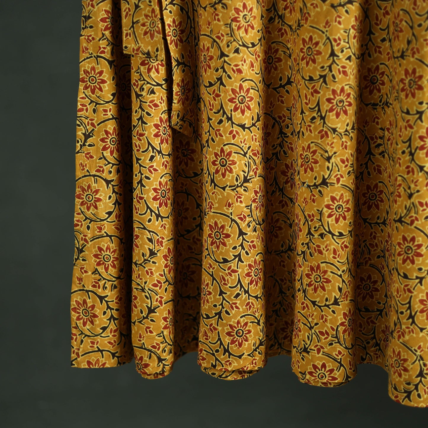 Ajrakh Hand Block Print Cotton Wrap Around Skirt 45
