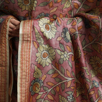 kalamkari silk dupatta