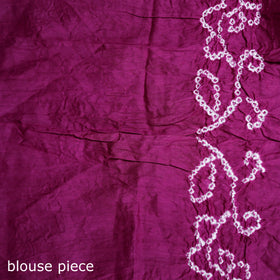 Kutch Bandhani Tie-Dye Cotton Saree 73