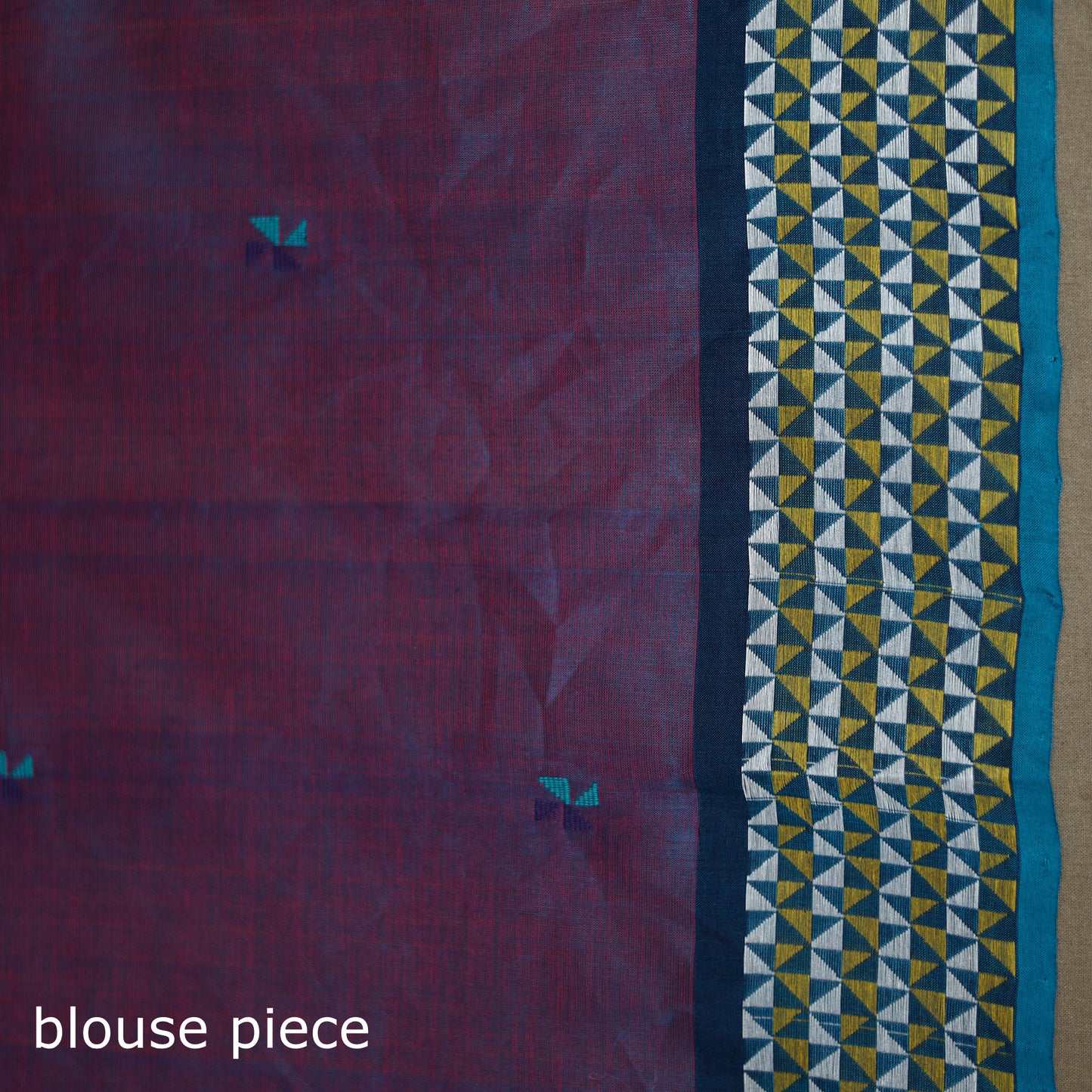 Star Flower Buti Jacquard Pure Handloom Cotton Saree 25