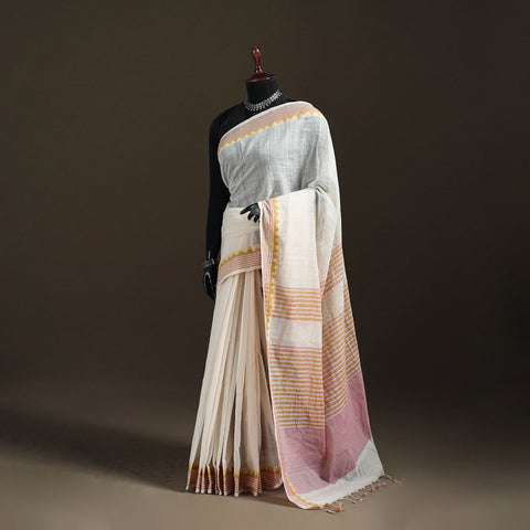 Godavari Plain Pure Handloom Dobby Cotton Saree 26